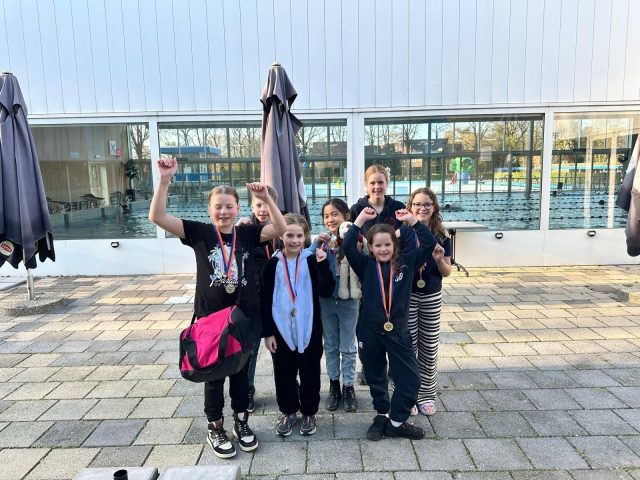 Medaille in de prijzenkast!